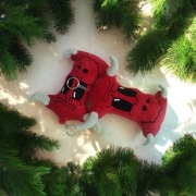 Handmade - pluszowy Domino - diabeł Egzorcysta - brelok