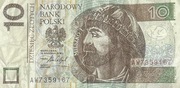 Banknot 10 zł  2016 rok unikat AW 7359167