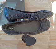 Skórzane baleriny r38