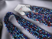 Zestaw biżuterii naszyjnik i długie kolczyki