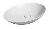 NOWA Umywalka Nablatowa VIGOUR Solidplus Biała Owalna 60x42 cm