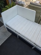 Łóżko ikea stelaż drewniany materac 80 x 200 cm