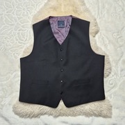 Kamizelka garniturowa XL  Czarna 100 % Wełna  Daniel Hechter Paris