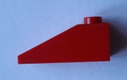 LEGO 4286 1x3 skos czerwony 1szt