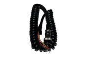 Kabel spiralny do mikrofonu do radia CB 4 piny.
