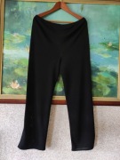 XL elastyczne lejące szerokie spodnie dzwony elastyczne eleganckie wizytowe