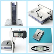 Zawiasy do szklanych drzwi x1