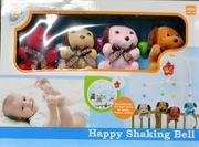 Karuzela dla dziecka kolorowe pluszowe misie