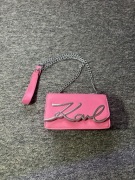 Karl Lagerfeld Torebka Różowa na Łańcuszku