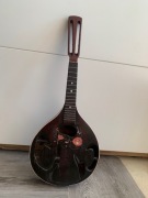 Stara mandolina dwunastostrunowa kolekcjonerska retro na ścianę do naprawy