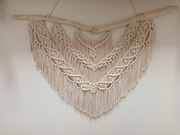 Duża MAKRAMA BOHO na ścianę, PREZENT, rękodzieło 