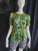 BCBG MAXAZRIA PSYCHODELICZNY KOSMOS WZÓR KTÓRY WIDAĆ Z DALEKA  