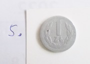 1949 rok złotówka obiegowa, 1 złoty z 1949 roku, prl monety stare