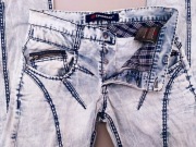 Spodnie Cipo & Baxx W32 L32 Pas 85-87 cm Jeansy Męskie Zamki Regular Proste