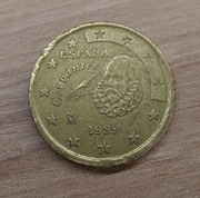 Moneta 50 Euro Cent 1999 rok