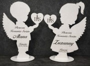 Aniołek 30cm , różne wzory Komunia dekoracja ołtarz imiona imię