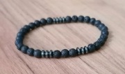 Bransoletka z lawy wulkanicznej 
