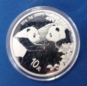 Chińska Panda 30g Srebro próba 999 rocznik 2023 
