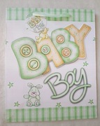 torebka prezentowa 3D ozdobna na chrzest chrzciny pępkowe baby shower 