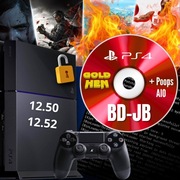 Playstation 4 PS4 Jailbreak 9.00-12.52 BD-JB płyta Blu Ray 1.2 AIO BEZ USB