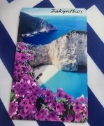 Magnes na lodówkę (29)Grecja Wyspa Zakynthos plaża. Wrak statku.