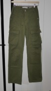 *BERSHKA* Cargo świetne spodnie bojówki 32 XXS