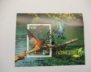 Blok 245 Polskie Ptaki  kas FDC 