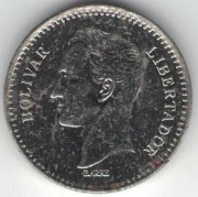 Wenezuela 25 centimos 1989 - 17 mm - nr 3