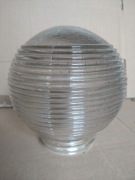 Klosz szklany do oprawy oświetleniowej natynkowe loft prl