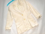 _H&M_Rewelacyjna marynarka biała w paski_R.36_!