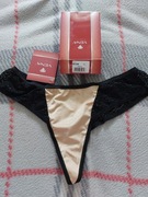 Stringi beżowo-czarne z metką Vena rozm.L