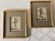 Antyczne Ryciny XVIII Wiek – Oryginalne Miedzioryty 1753 Mieszkańcy Wysp