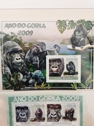 Gwinea Bissau 2009  Mi blok 693  goryl dealna pozycja