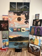 Obrazy ręcznie malowane na płótnie.Dekoracja wnętrz.Obrazy na prezent