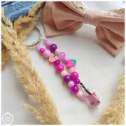 Breloczek z lemoniadą winogronową, mini napój, słodka biżuteria, lemoniada