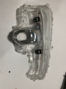 szkło do halogenu przód R  toyota prius prime 2017-2022