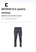 Spodnie robocze Cerva Neurum CLS antracyt rozmiar 50 