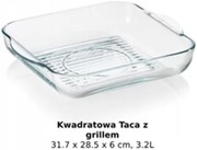 TUPPERWARE Premiaglass Pojemnik taca grillowa 3,2L