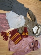 Zestaw 140-146 firmowy kurtki sukienki s. bdb 