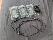 kable z mikrofonem do słuchawek micro jack > USB C - 5 szt. (np. Bose QC25)