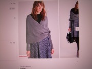 Nowy Sweter narzutka Esprit szara
