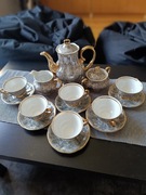 Zestaw pięknej porcelany Karolina z PRL-U.