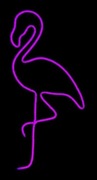 Neon LED | Ledon | duży | Różowy Flaming | 55x28cm | ściemniacz | pilot |FV