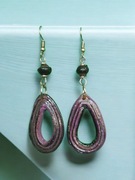 Kolczyki - Ekologiczne, ręcznie robione kolczyki z Afryki (Uganda)