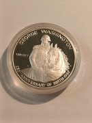 USA 1/2 Dolara S 1982r.George Washington 250 rocznica urodzin Ag.900