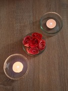 Zestaw zapachowa MYDLANA RÓŻA 5szt + 3 świeczniki prezent na DZIEŃ KOBIET