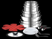 Zestaw garnków i patelni Ingenio Emotion szpatułki indukcja 20el L897SJ04