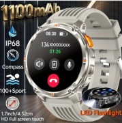 Smartwatch 1,7 cala Amoled HD 1100 mAh