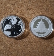 Srebrna moneta Chińska Panda 2023  30gr