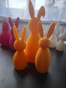 Zajace ozdobne z drukarki 3D